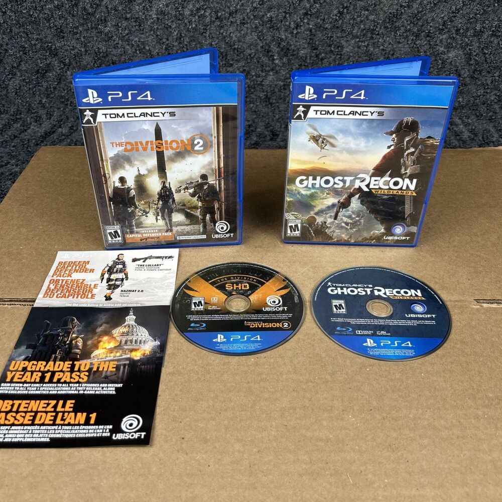 Tom Clancy's Ghost Recon: Wildlands & The Division 2 - Sony PlayStation 4 PS4